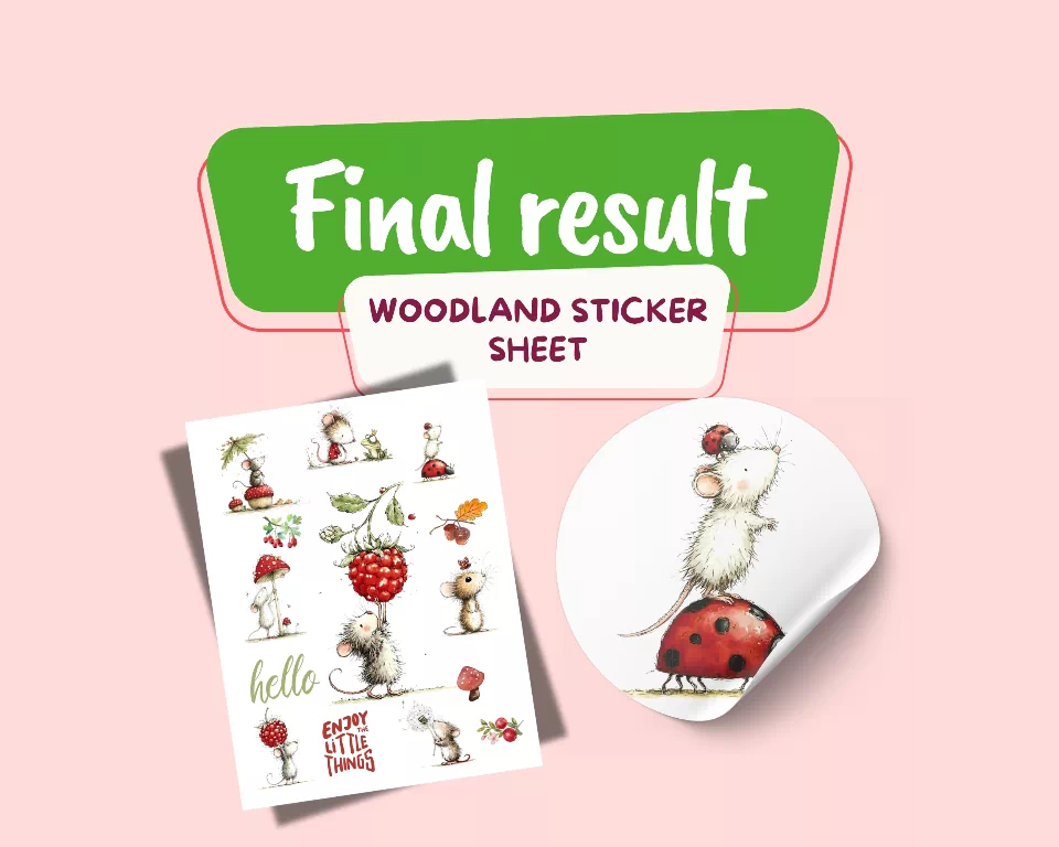 WOODLAND STICKER SHEET