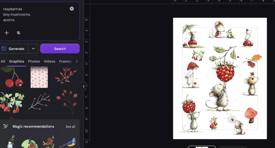 Add Smaller Woodland Stickers